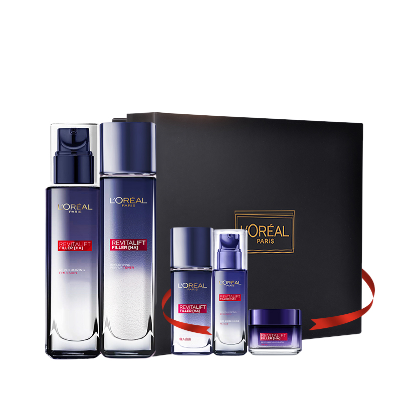 欧莱雅复颜玻尿酸化妆品护肤套装