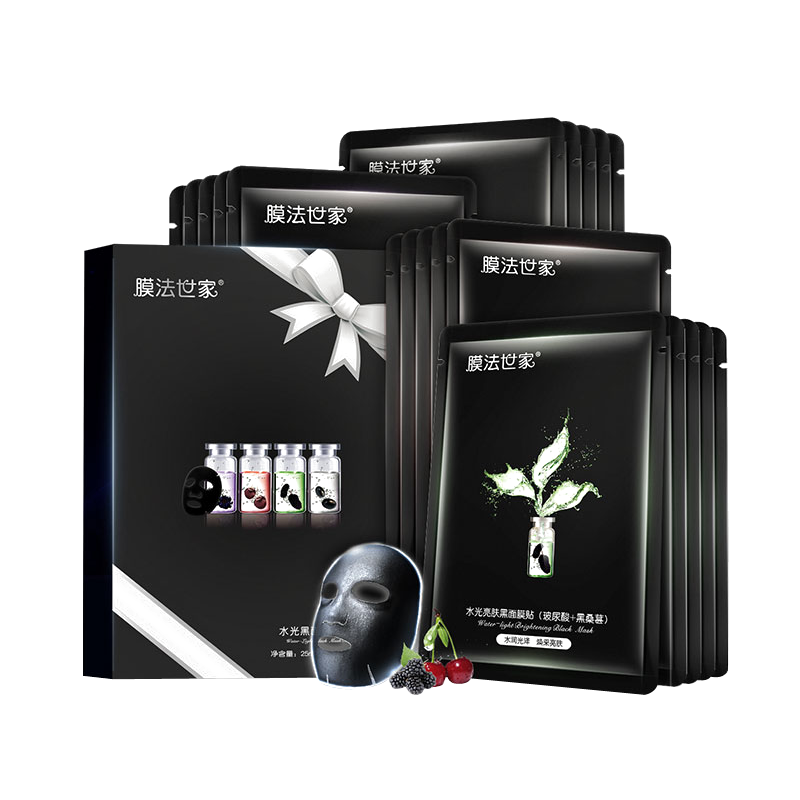 膜法世家 水光黑面膜贴