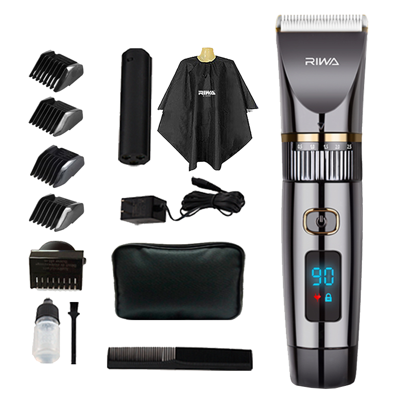 雷瓦 全身水洗双锂电理发器