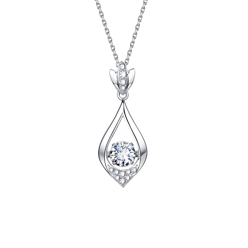 Mymiss 银镀铂金锁骨链