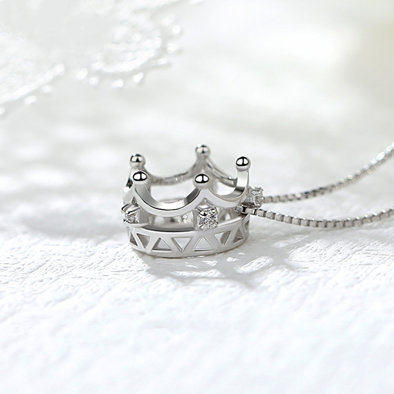 卡蒂罗 925银皇冠项链