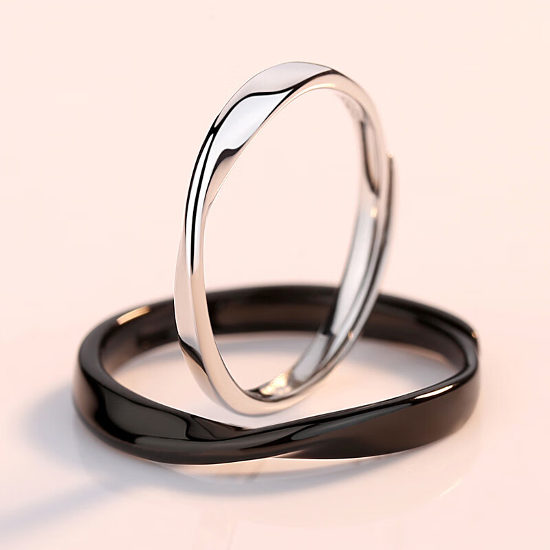 甜甜猫纯银戒指