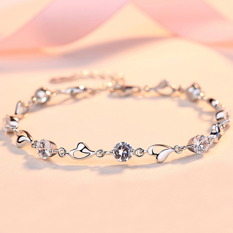 妙选 韩版简约 银手链