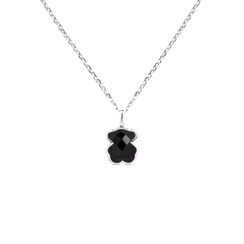 桃丝熊 小熊锁骨链