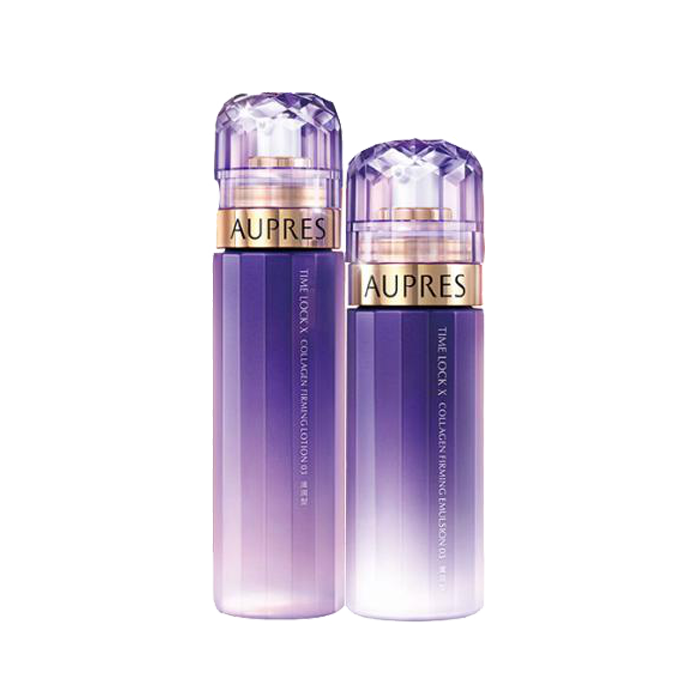 欧珀莱 时光锁胶原滋润水乳套装