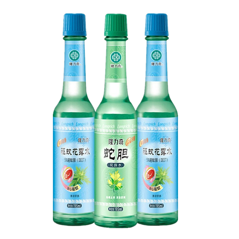 隆力奇驱蚊止痒玻璃瓶装花露水