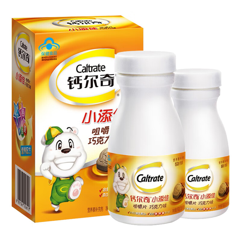 钙尔奇 巧克力味 儿童钙片