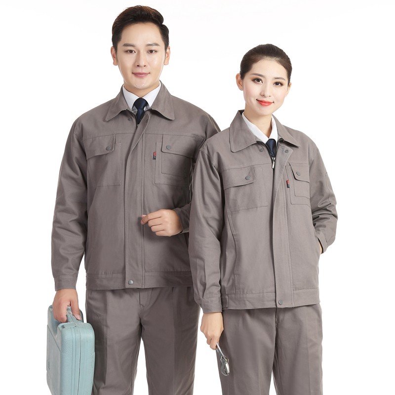 Qinyulin spring and autumn long sleeved cotton overalls suit men's auto repair workshop overalls cotton double-layer thickened with lining electric welder overalls labor protection overalls tooling can be customized logo