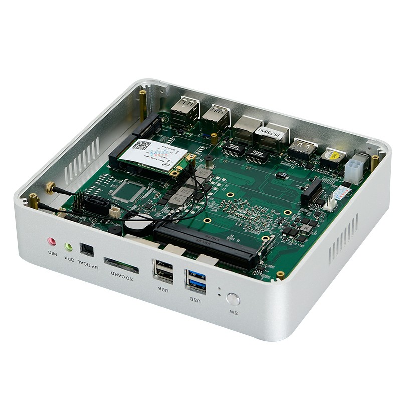 占美 四核迷你台式主机