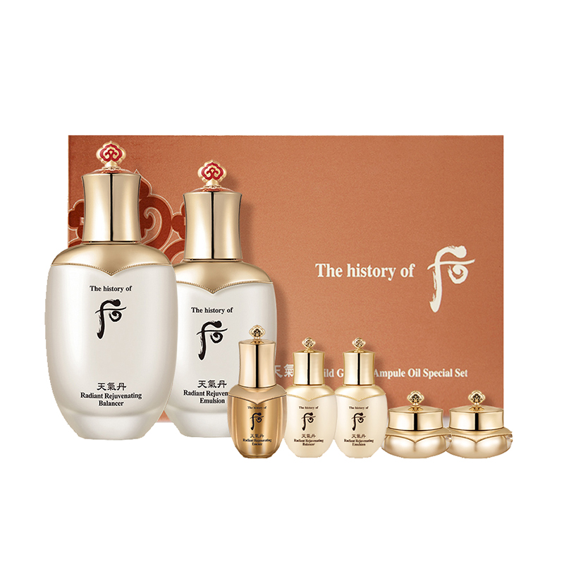 后Whoo 花献光彩紧颜套装