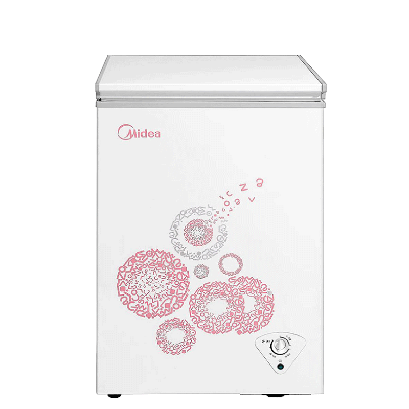 美的 冷藏冷冻卧式冰箱