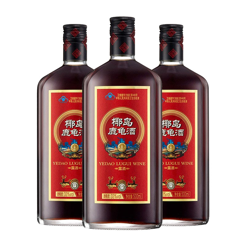 椰岛 米酒配制养生鹿龟酒