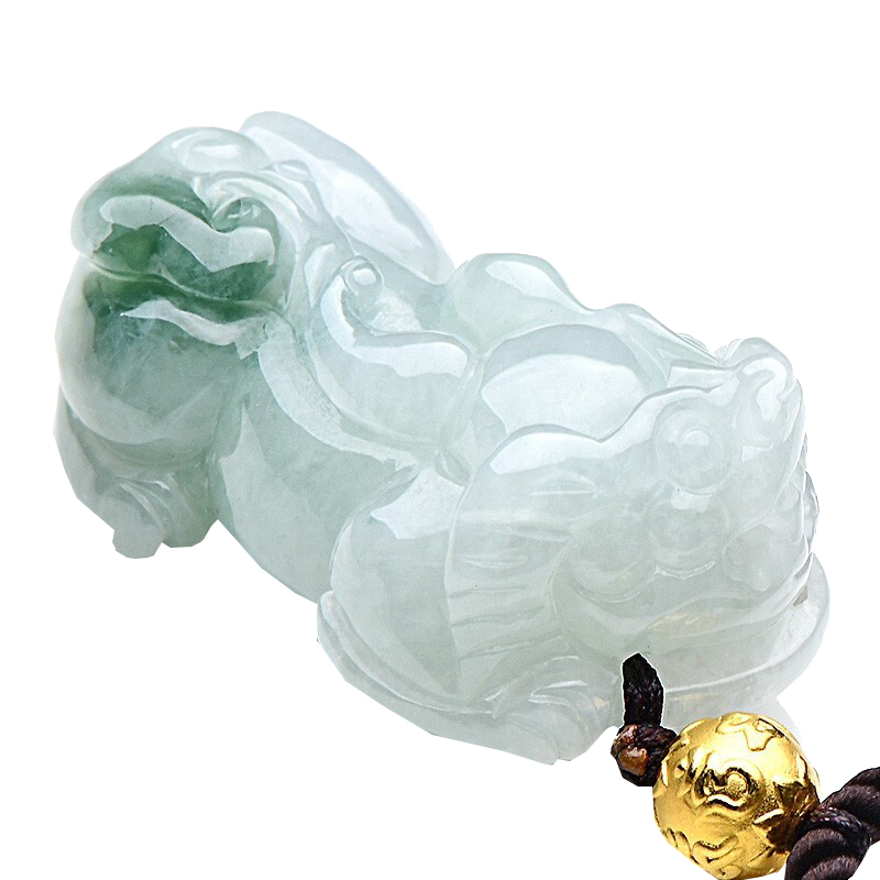 可玉可求A货翡翠玉貔貅吊坠