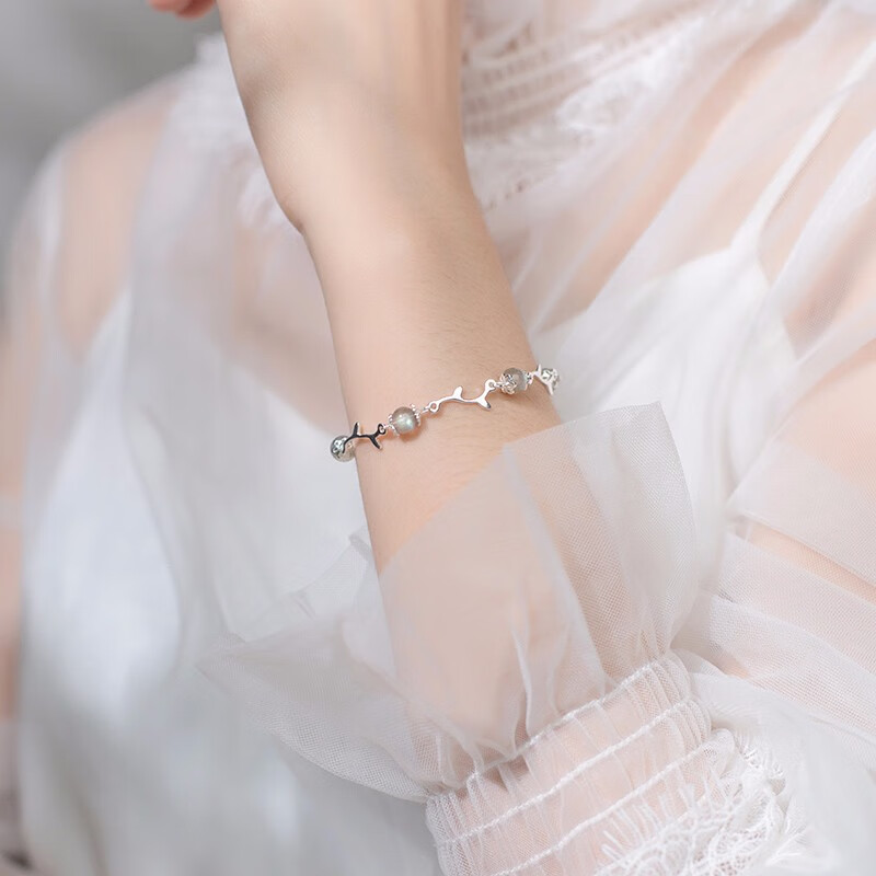 叙美 月光石枝条 手链