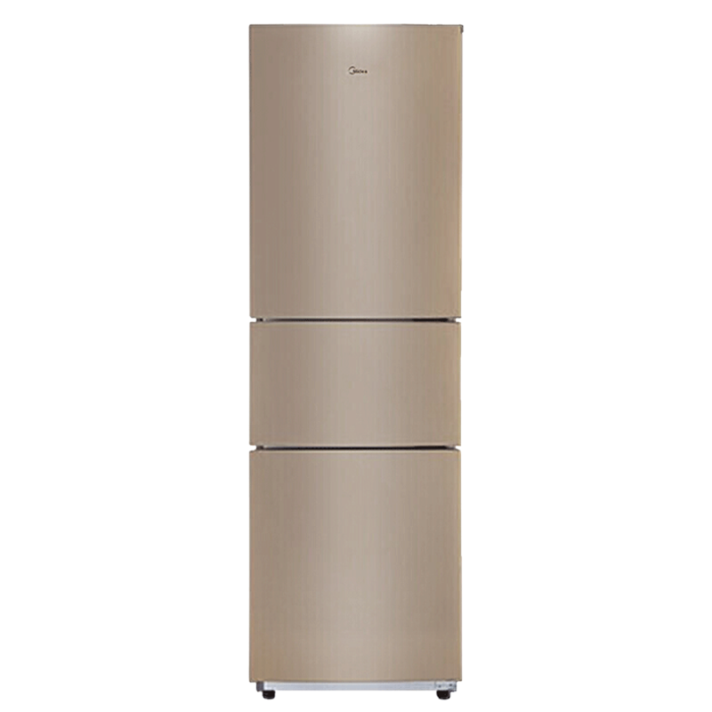 美的 213升静音三门小冰箱