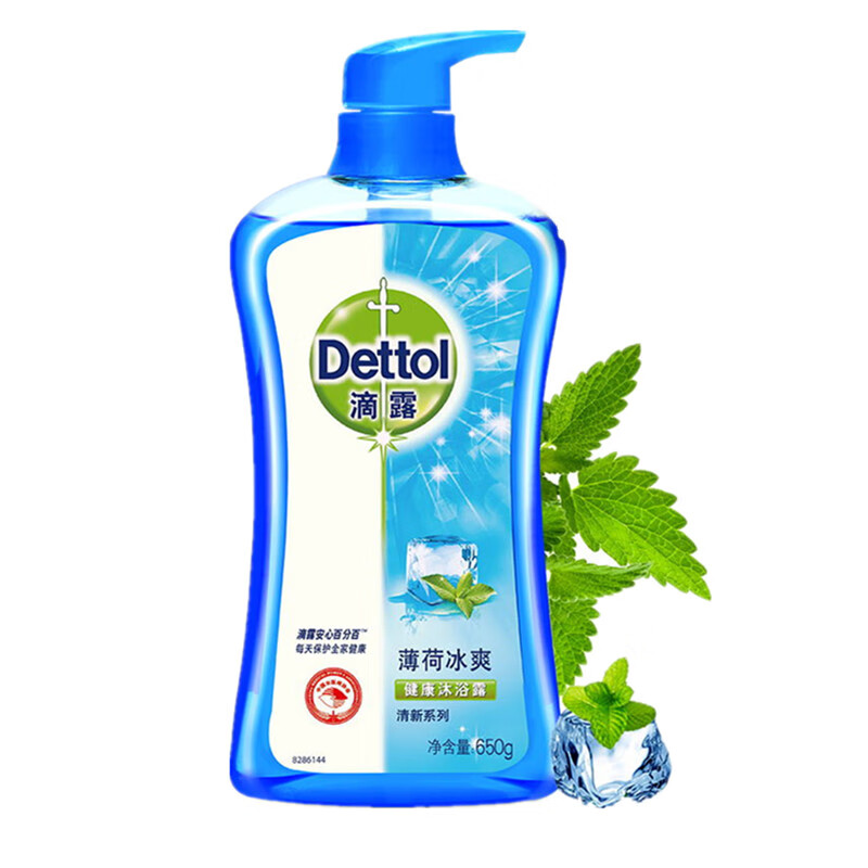 滴露 薄荷冰爽健康沐浴露