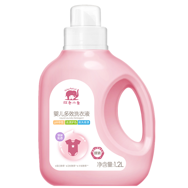 红色小象温和婴儿洗衣液