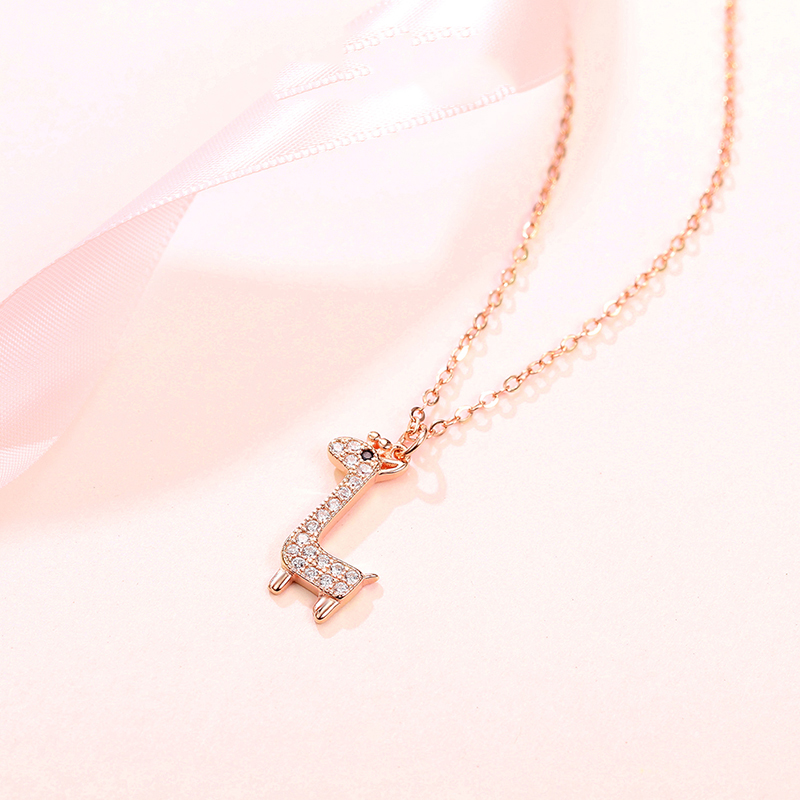 倾情 一鹿有你纯银锁骨链