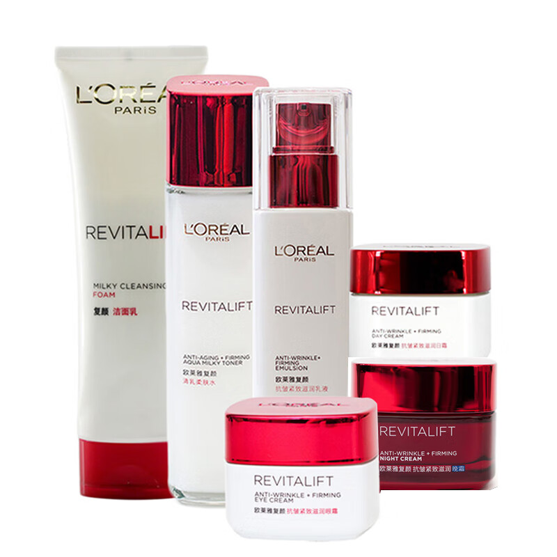 欧莱雅 复颜抗皱紧致滋润化妆品