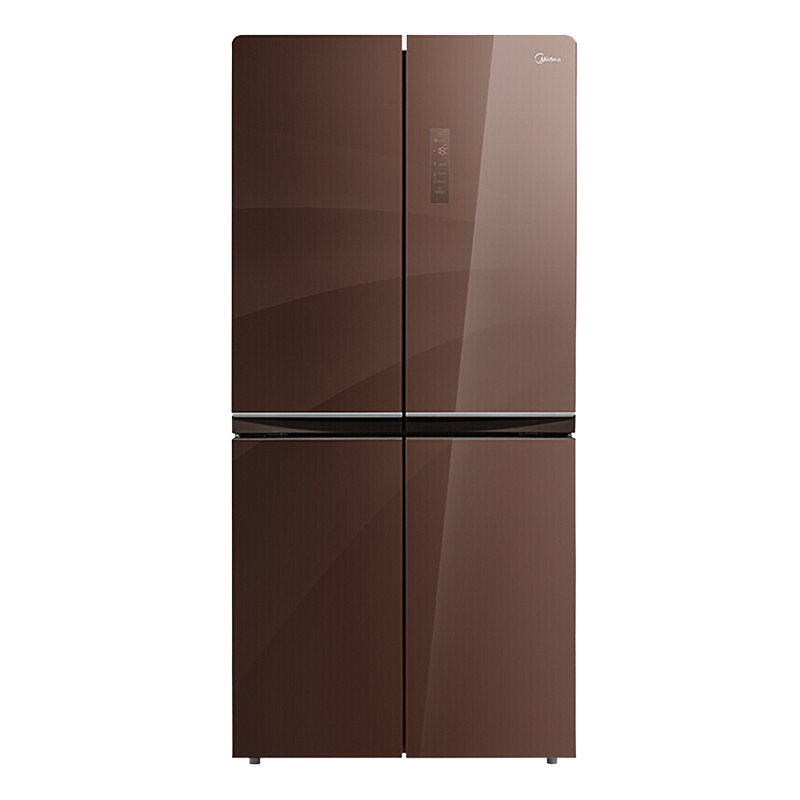 美的 大容量对开门冰箱