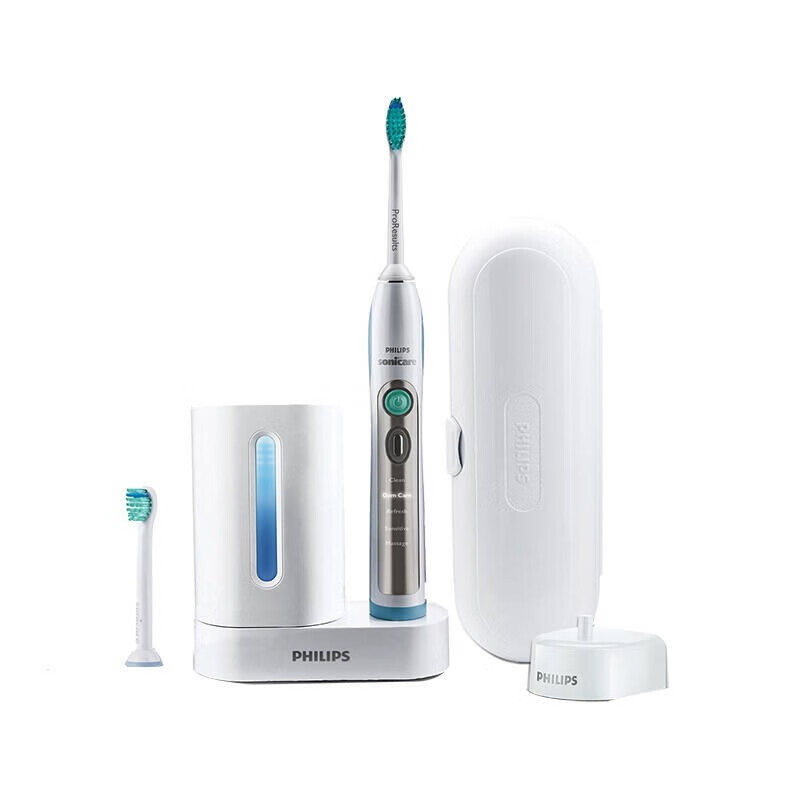 飞利浦 电动牙刷 自带消毒器
