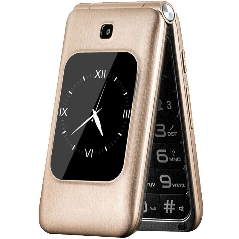 守护宝 双卡双待翻盖老人手机