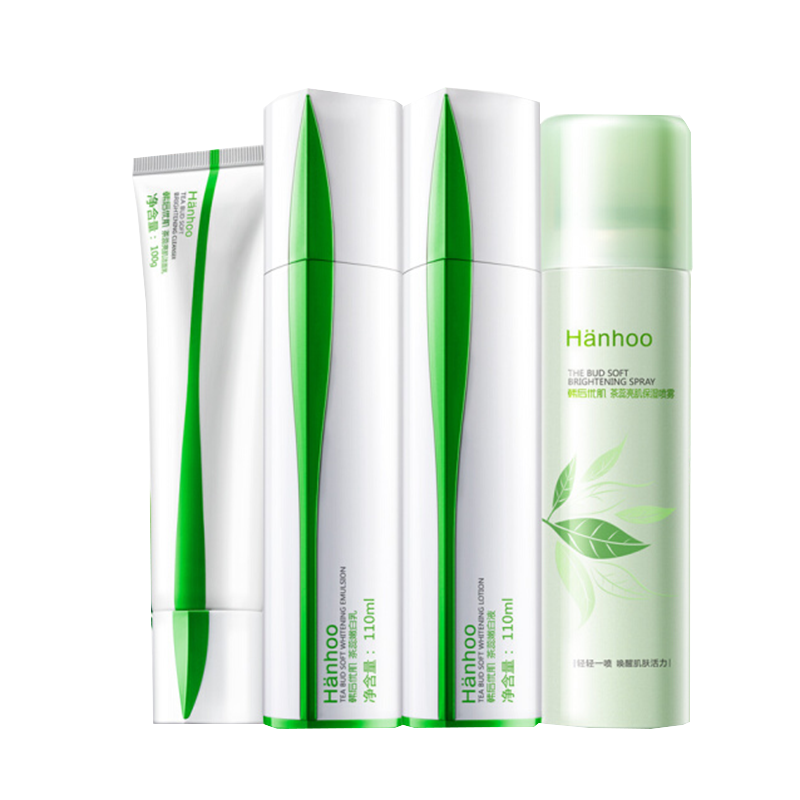 韩后 茶蕊嫩白保湿套装