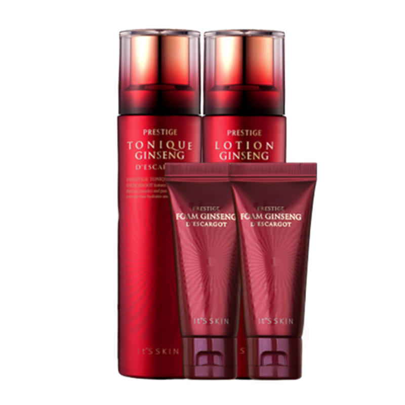 伊思 红参蜗牛水乳套装