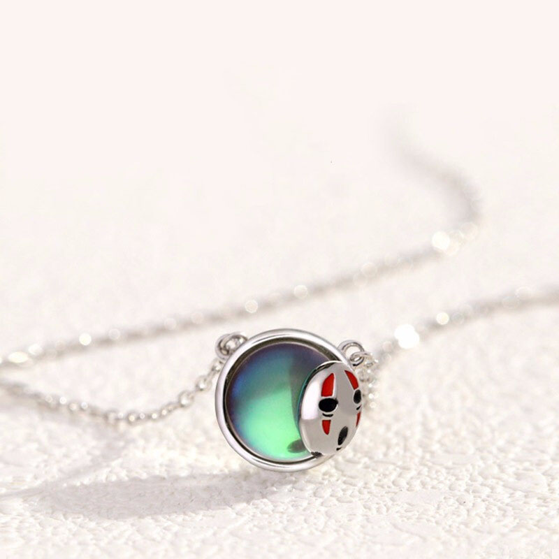 花影 千与千寻纯银项链