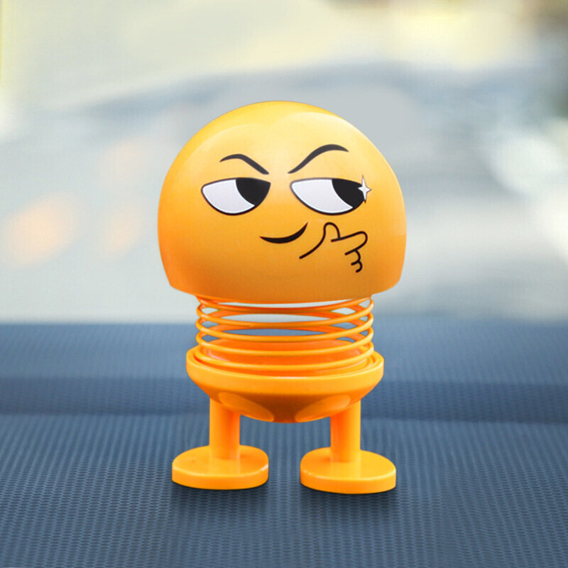 好顺摇头弹簧公仔汽车摆件