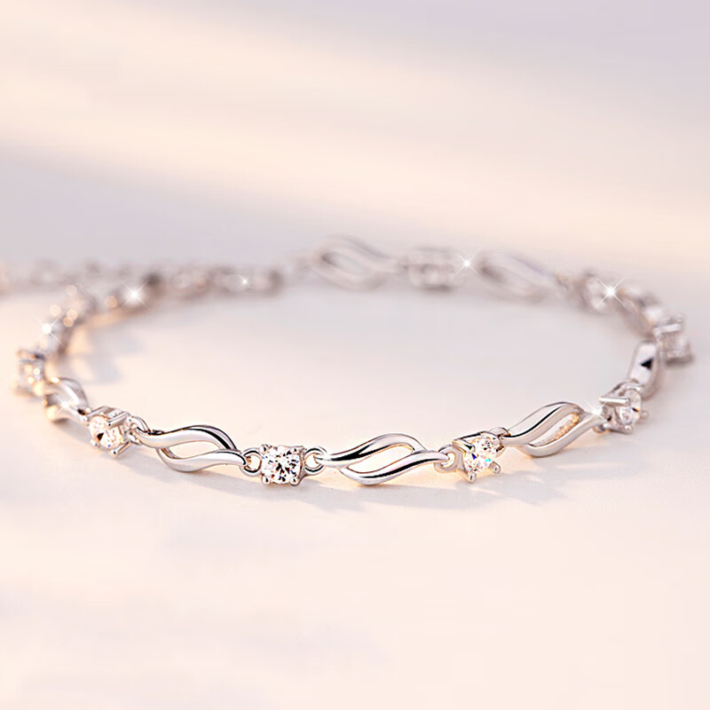 卡蒂罗 韩版女款 银手链