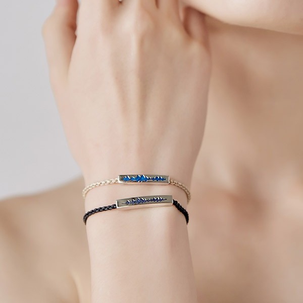 卡蒂罗 手工四股编织 手链