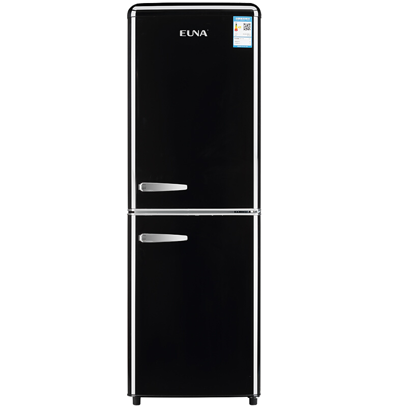 优诺 彩色复古双门冰箱