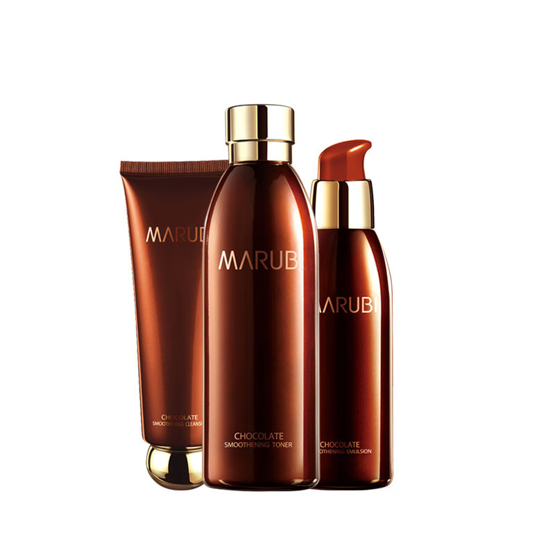 丸美去细纹 巧克力丝滑水乳套装