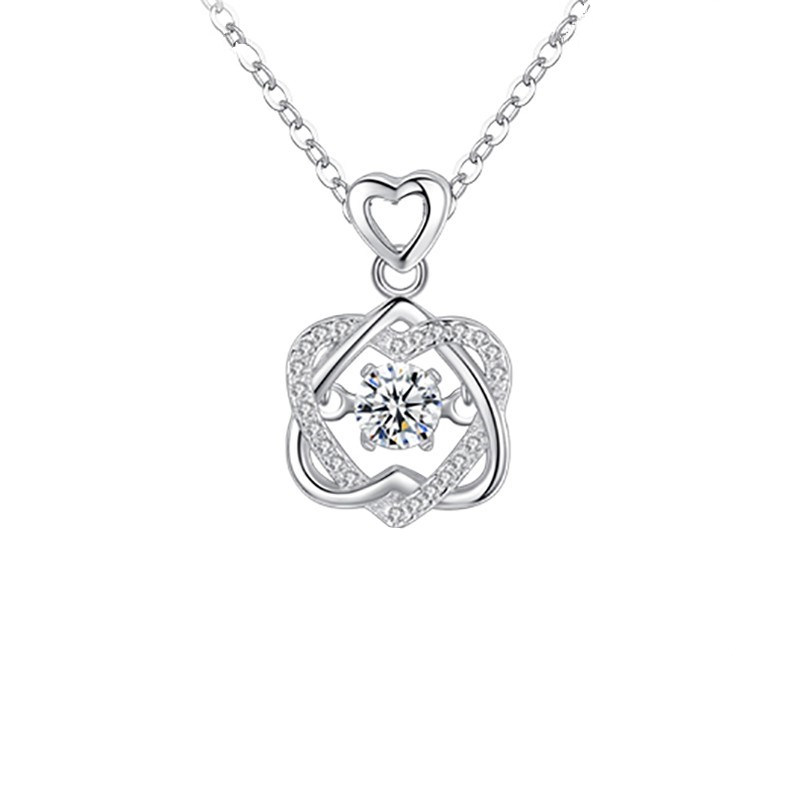 杨氏六喜 六芒星灵动吊坠项链