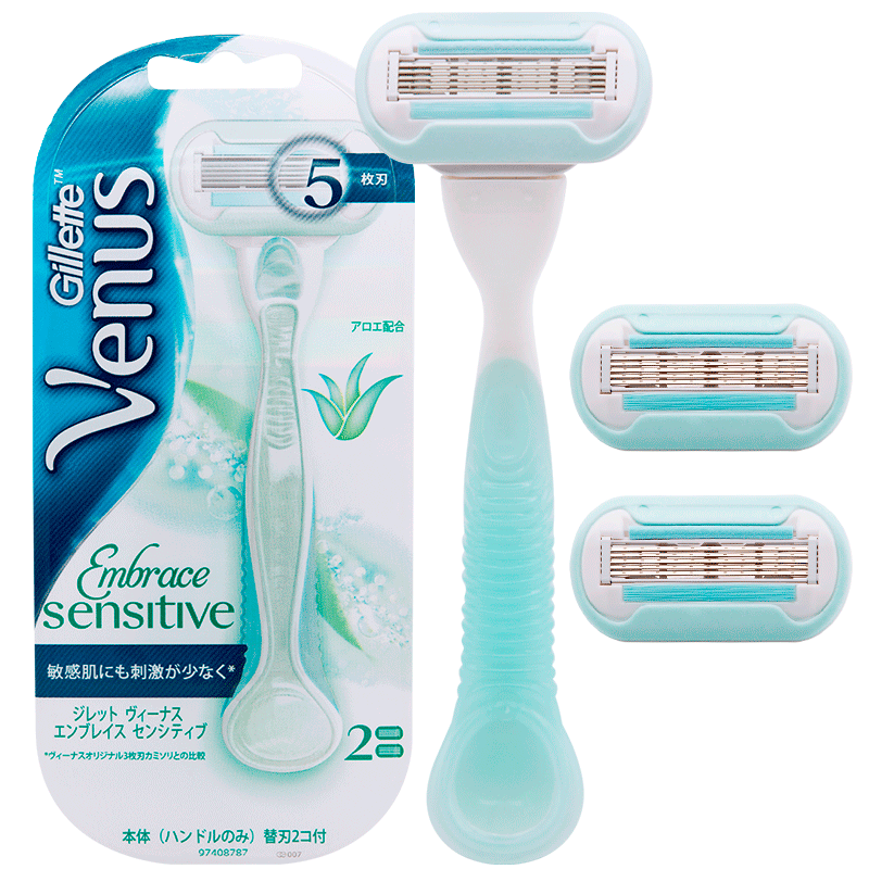 吉列维纳斯芦荟女士专用脱毛刀