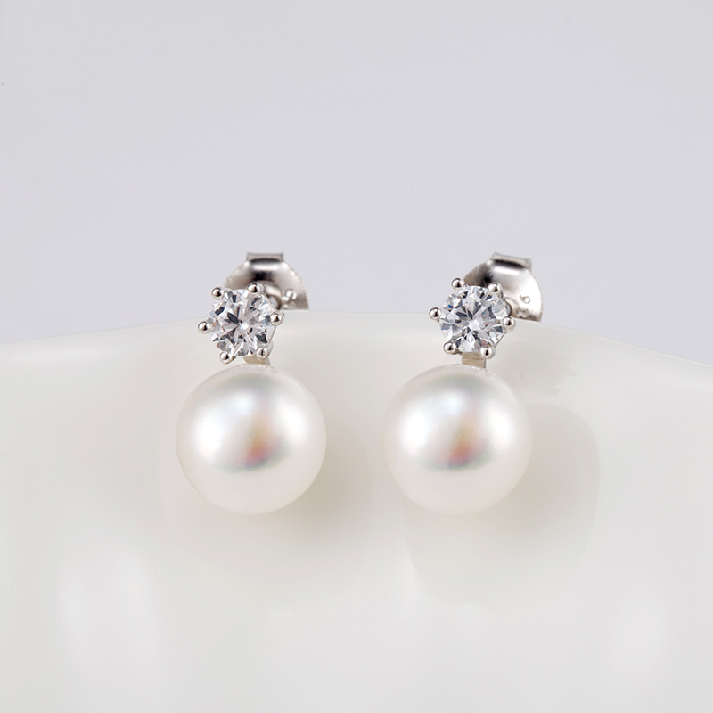 Giumka淡水天然珍珠耳饰