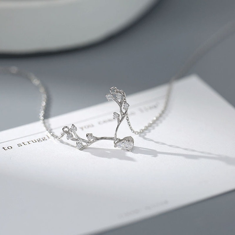 伊黛儿 925银一鹿有你项链