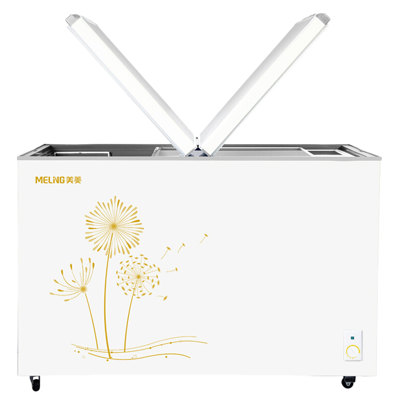 美菱内置玻璃门双温冰柜