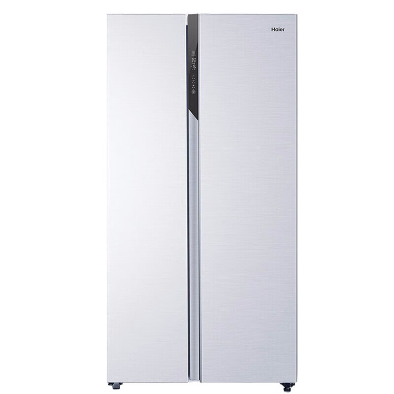 海尔彩晶玻璃面板对开门冰箱
