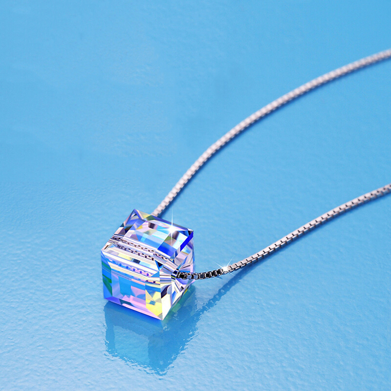 法卡曼 360度切割水晶项链