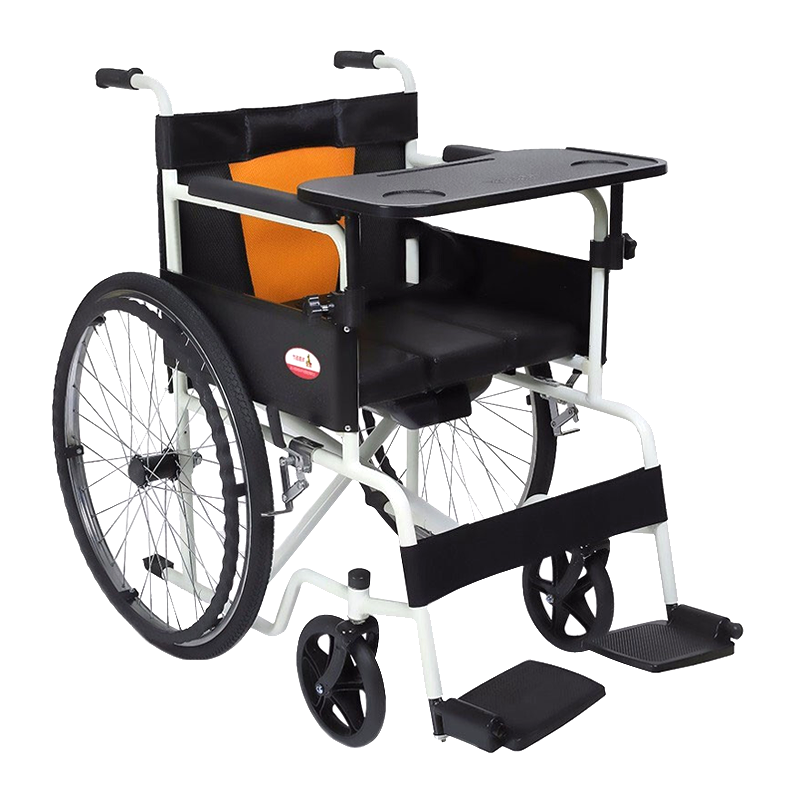 凤凰 带便盆可折叠 轮椅