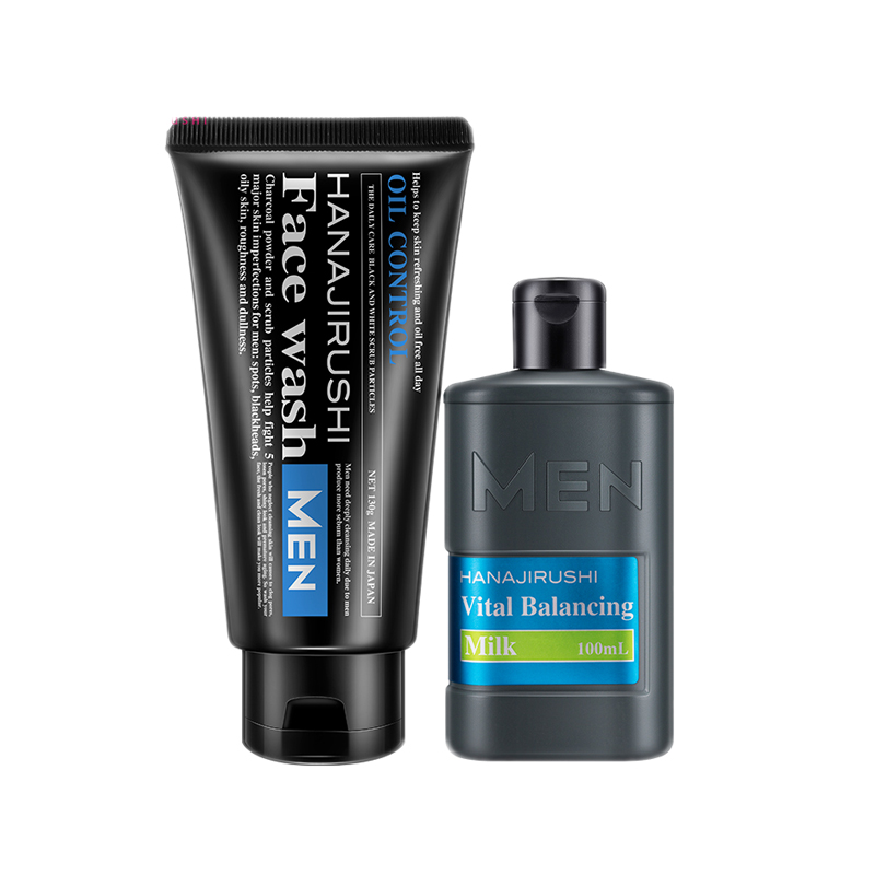 花印 男士保湿控油护肤套装