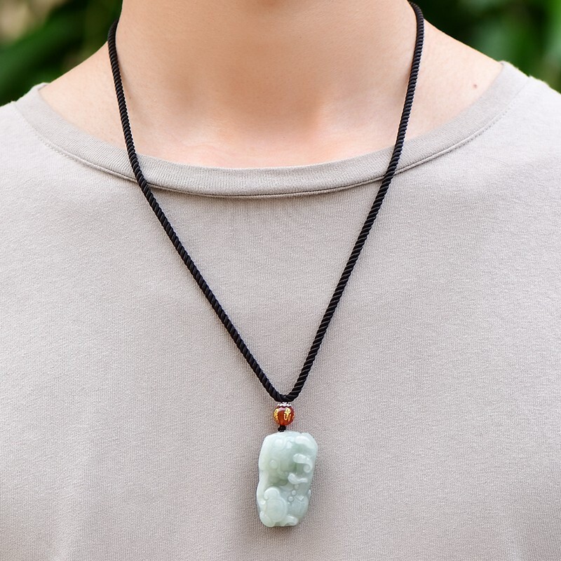 千载一玉 翡翠貔貅吊坠