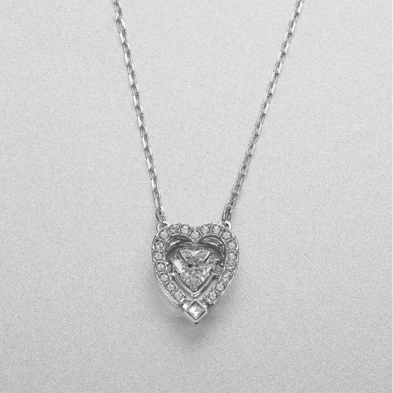 施华洛世奇 心形设计水晶项链