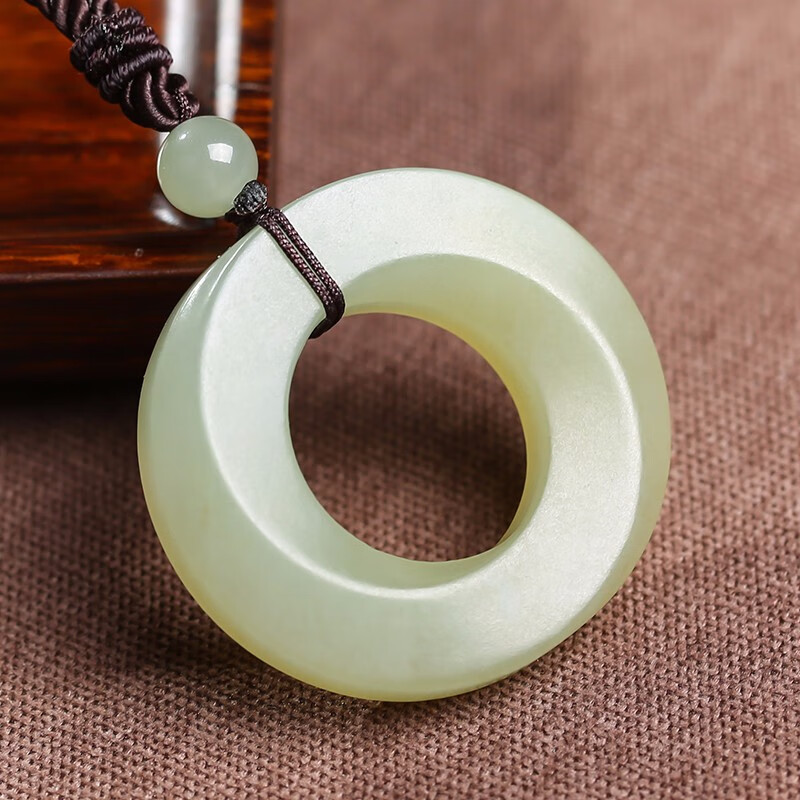 玉友 和田玉时来运转吊坠