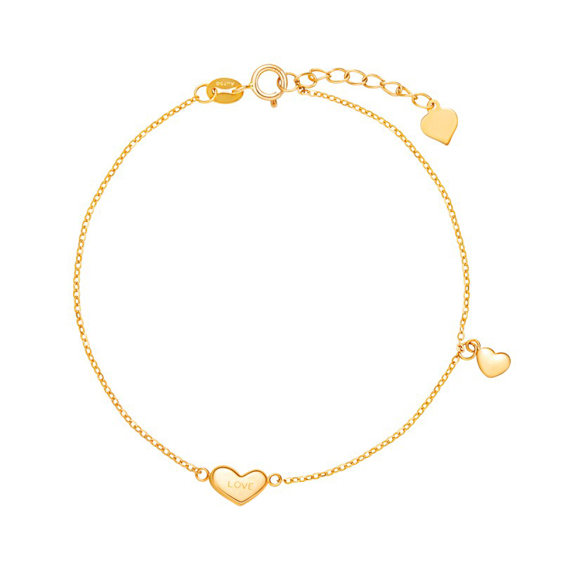 范琦珠宝 18k金彩金手链