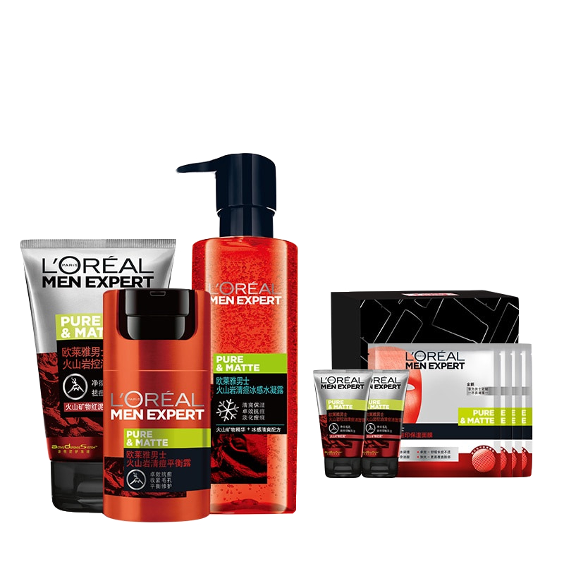 欧莱雅 控油护肤套装