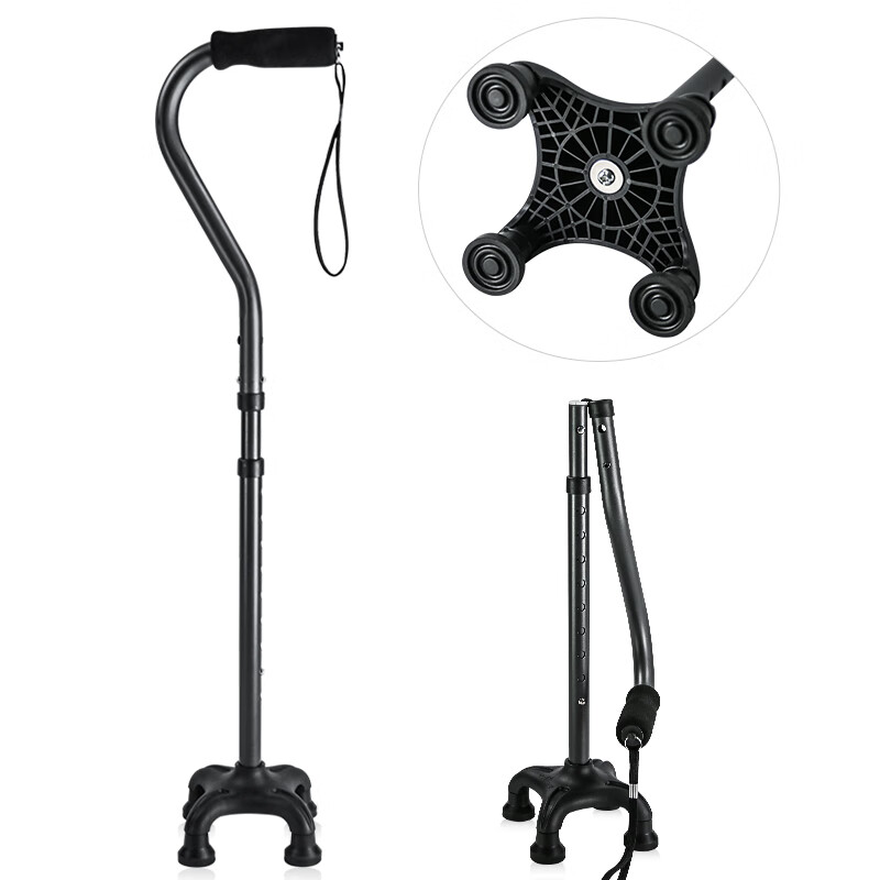 善行者 老人铝合防滑金拐杖