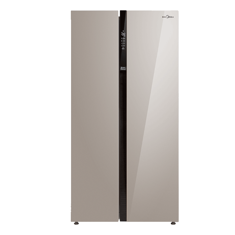 美的 节能静音双门冰箱